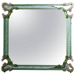 Vintage Venetian Murano Mirror