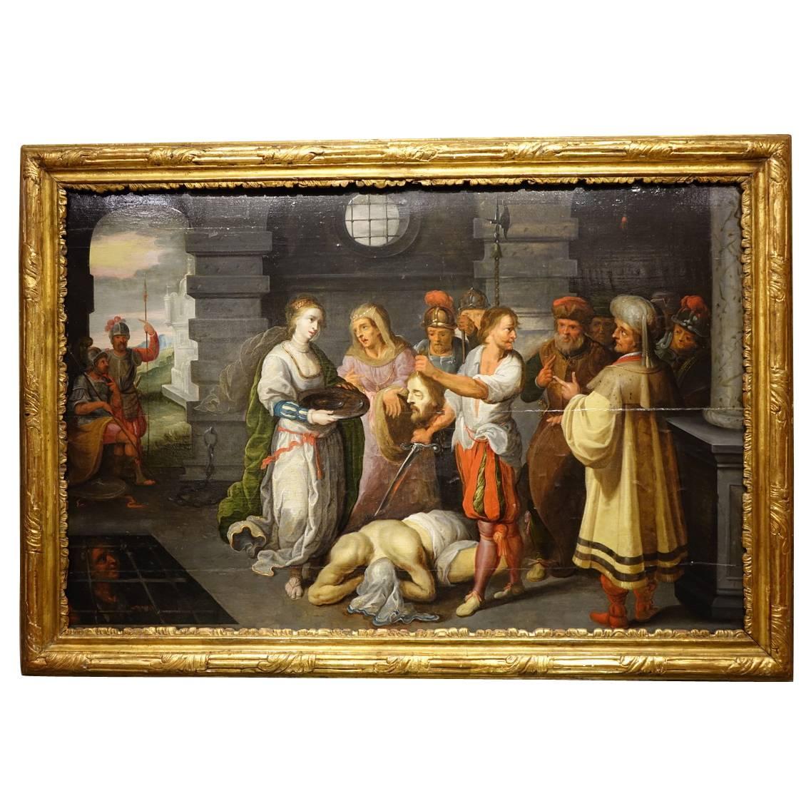 Salome and King Herod, Francken Family Workshop, Antwerp, 17th Century