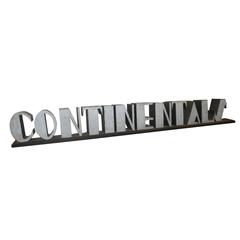 Awesome Art Deco Sign "CONTINENTALS"