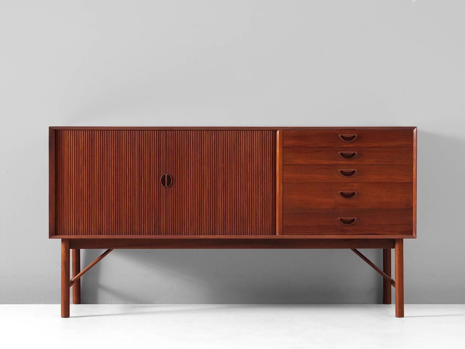 Peter Hvidt & Orla Mølgaard Nielsen Sideboard in Teak In Excellent Condition In Waalwijk, NL