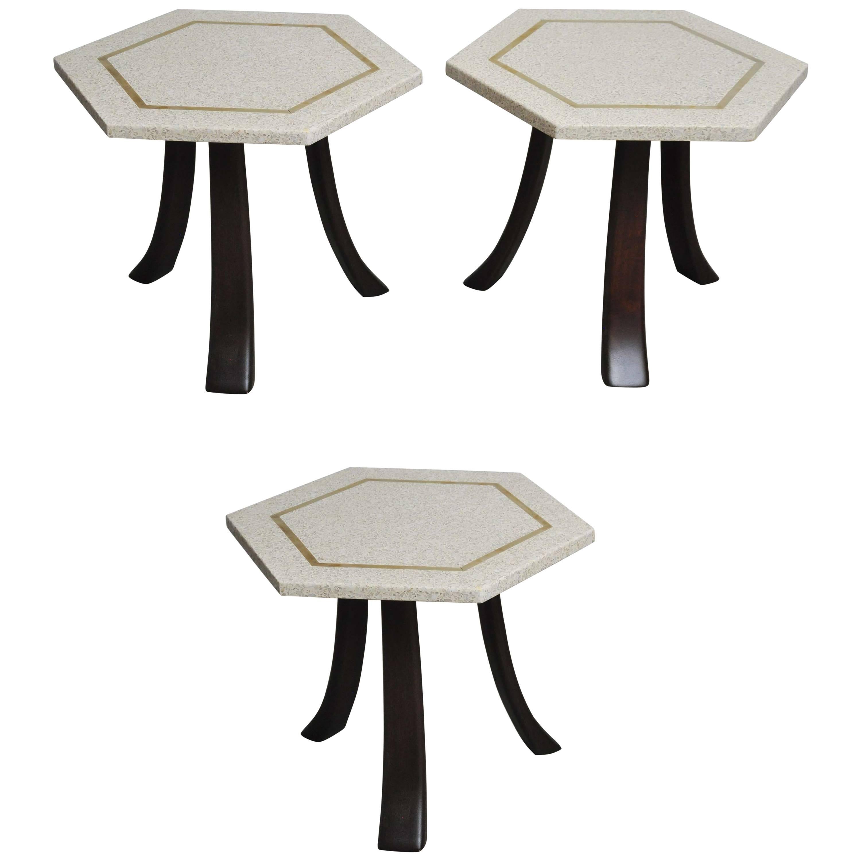 Harvey Probber Terrazzo Side Tables