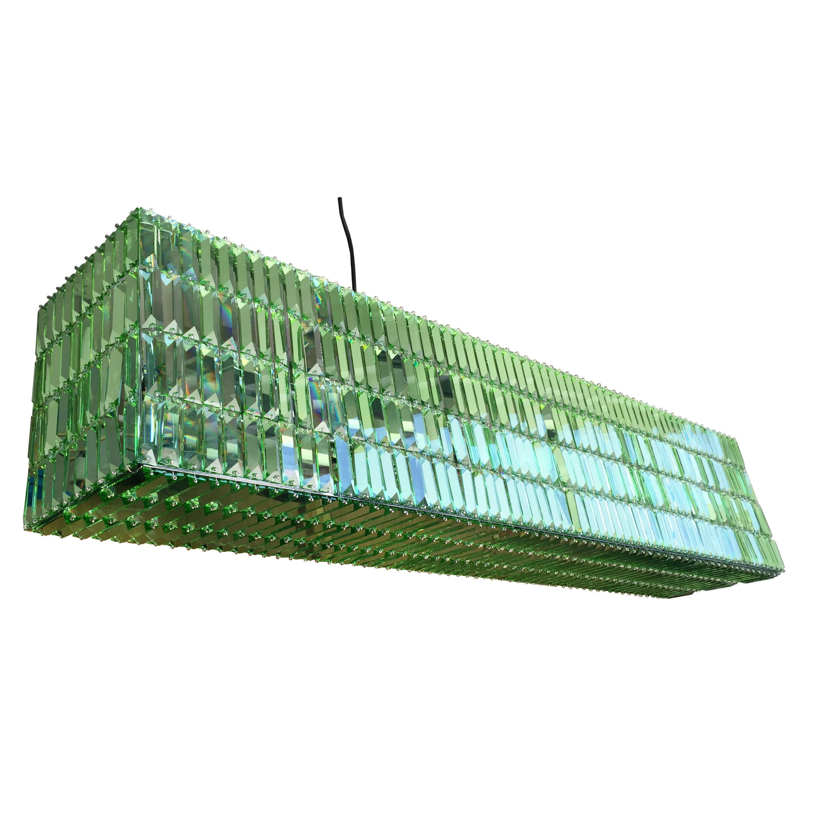 Swarovski Crystal Palace Georg Baldele, "Glitterbox" Chandelier