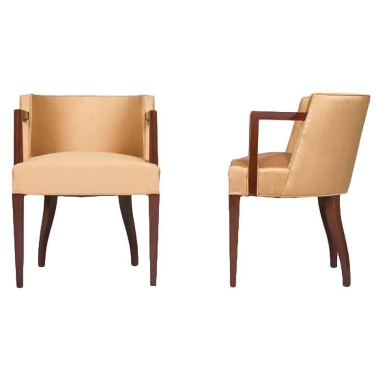 Art Deco Armchairs by Blanche Klotz For Sale
