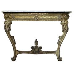 Rare Pair of Transition Period Consoles, France, 18th Century 8