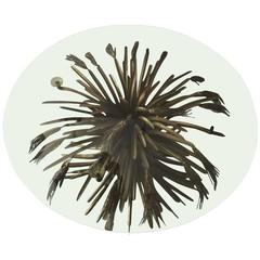 Coco Chanel Style wheat of sheaf gilt coffee table French 70
s