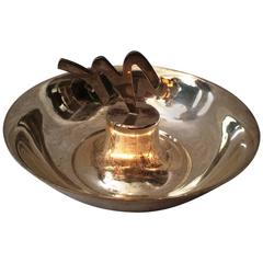 three Sterling silver ring trays