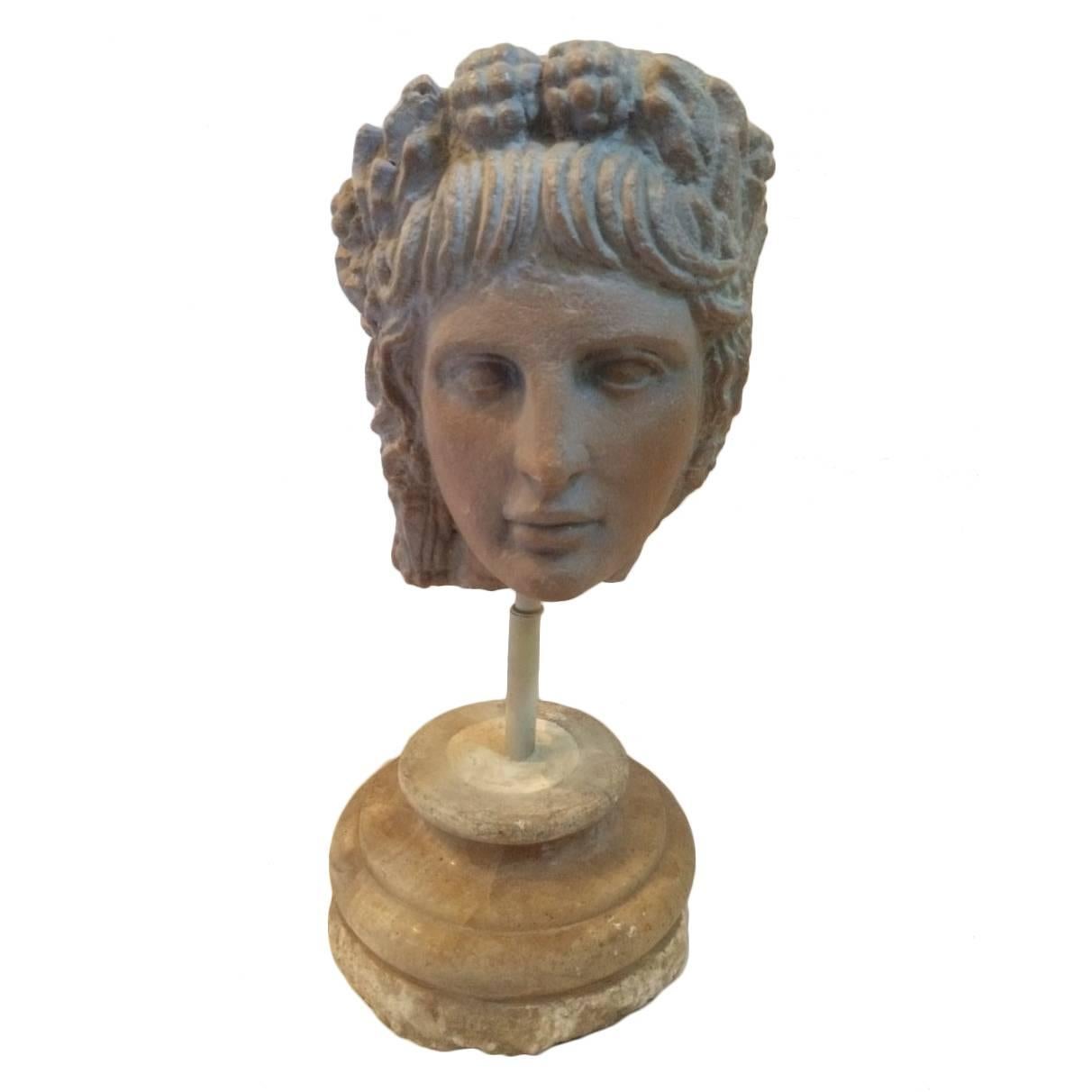 A Vatican Museum edition of an antique Roman head For Sale