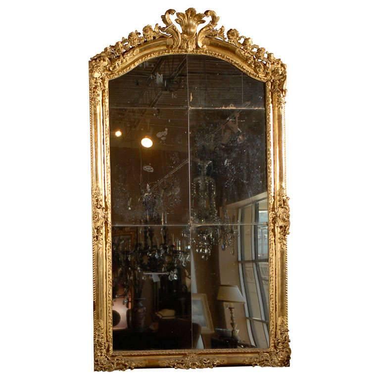 Period Regence' Water Gilt Mirror For Sale