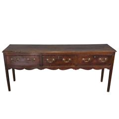 Antique 19th Century Dresser Base or Narrow Console