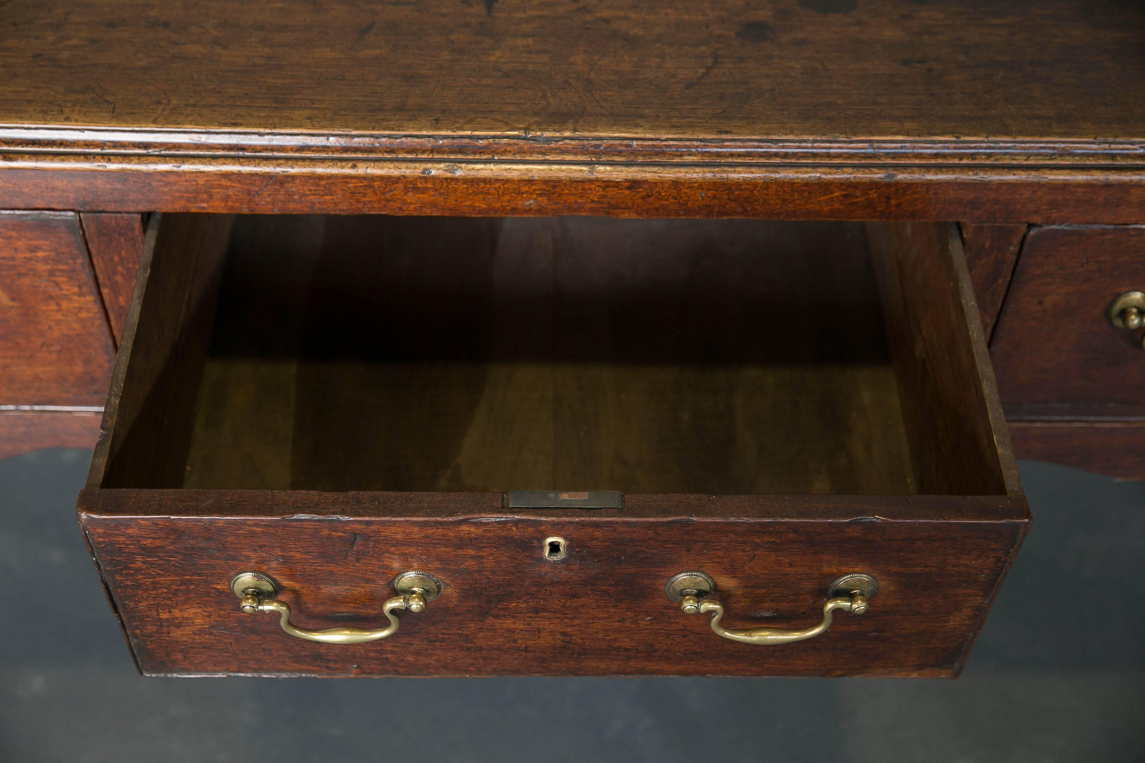English Antique 19th Century Dresser Base or Narrow Console