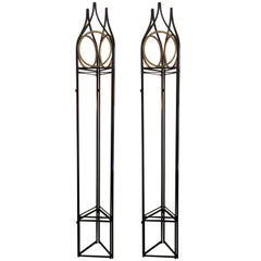 Trellis/Schirm aus Eisen und vergoldet