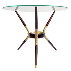 Round Tripod Table in the Manner of Cesare Lacca, circa 1950