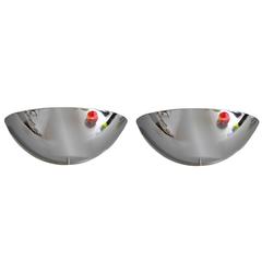 Lucite and Chrome Sconces 10