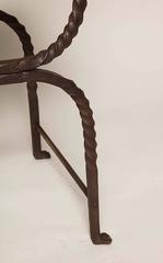 Set of Four Italian Iron Baroque Benches
