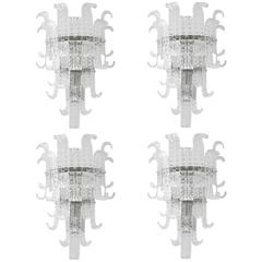 Italian Murano Felci Glass Sconces by Barovier e Toso 8