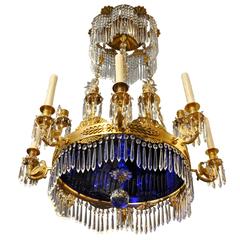 Fine Period 19th Century Russian Empire Ormolu Chandelier