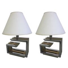 Pair of Italian Mid-Century Modern Table Lamps by Romeo Rega 5