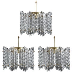 Chandeliers by Carl Fagerlund for Orrefors