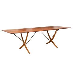 Dining Table with Sabre Legs by Hans Wegner