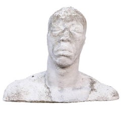 Plaster Bust of a Man