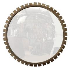 Vintage Industrial Convex Mirror