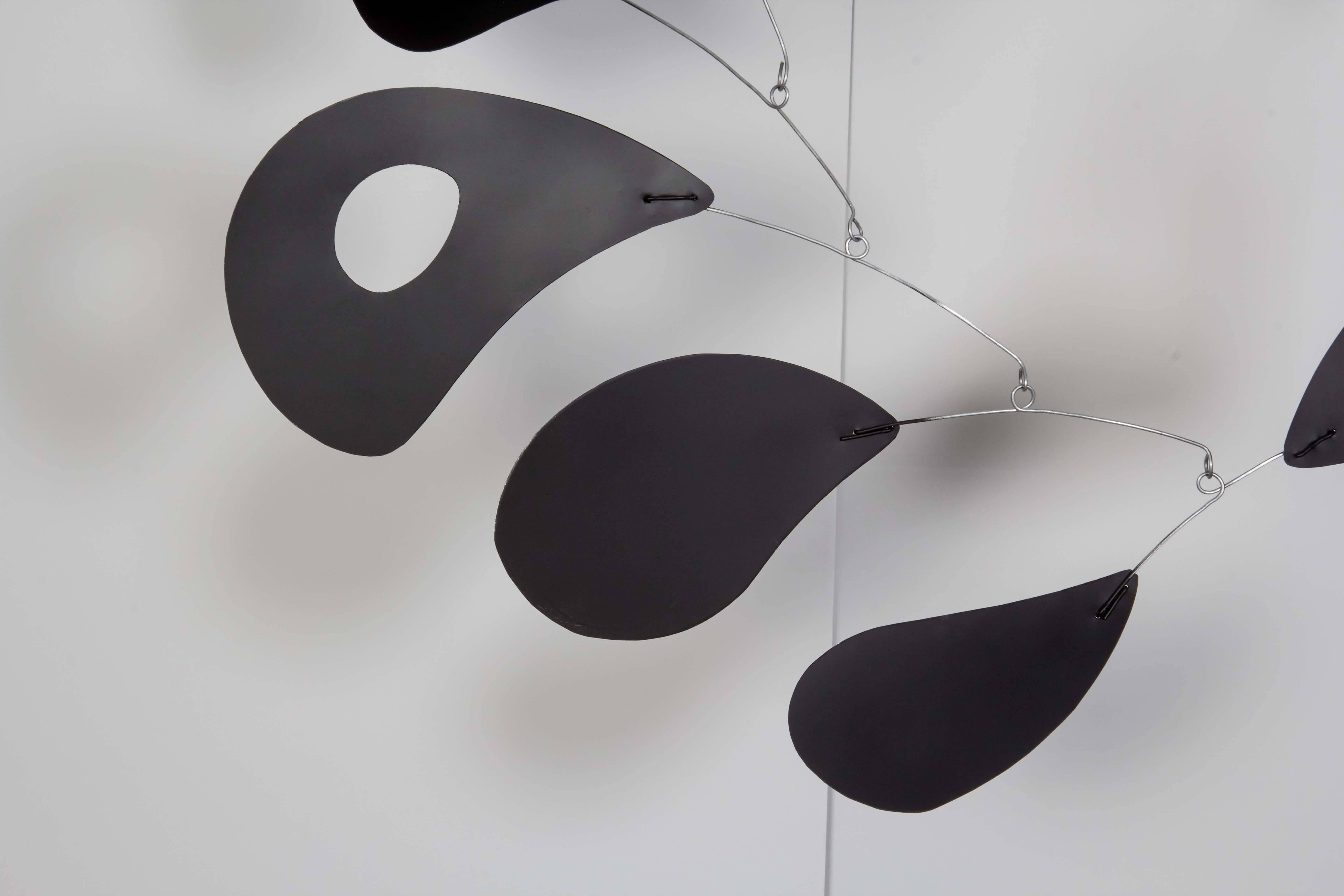 American Jim Hunter Black and Red Hanging Mobile, 2015