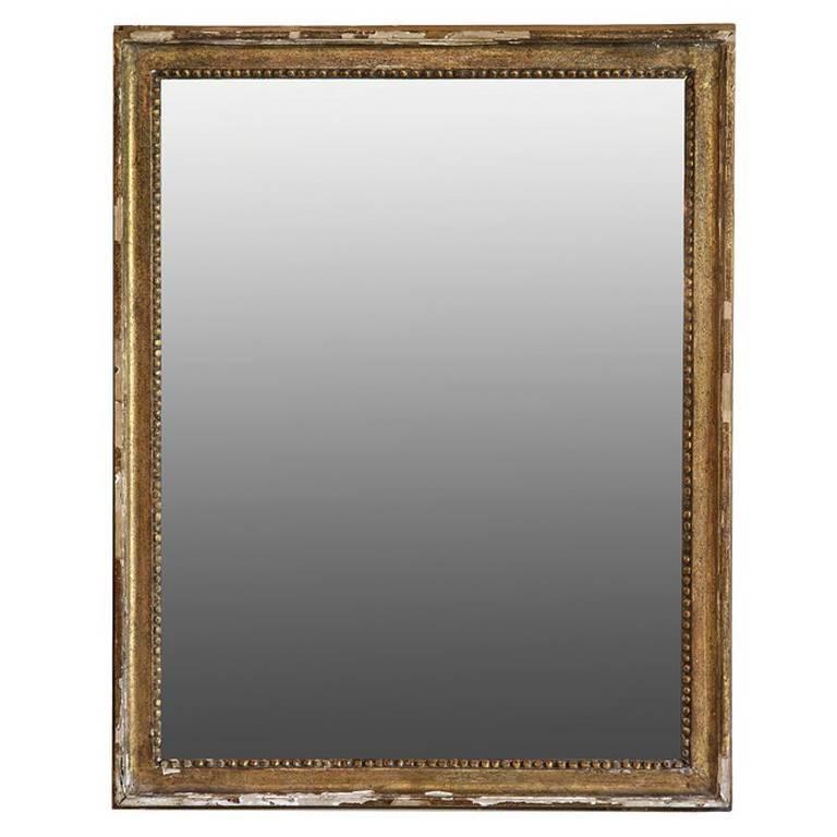 Petite 19th Century Giltwood Mirror For Sale