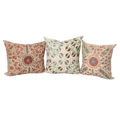 Large Pillow with Suzani Embroidery 10