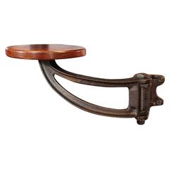 Cast Iron and Wood Swing out Seat 1