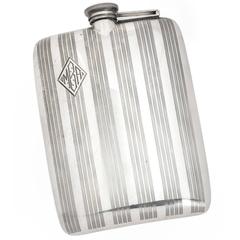 Antique Sterling Hip Flask