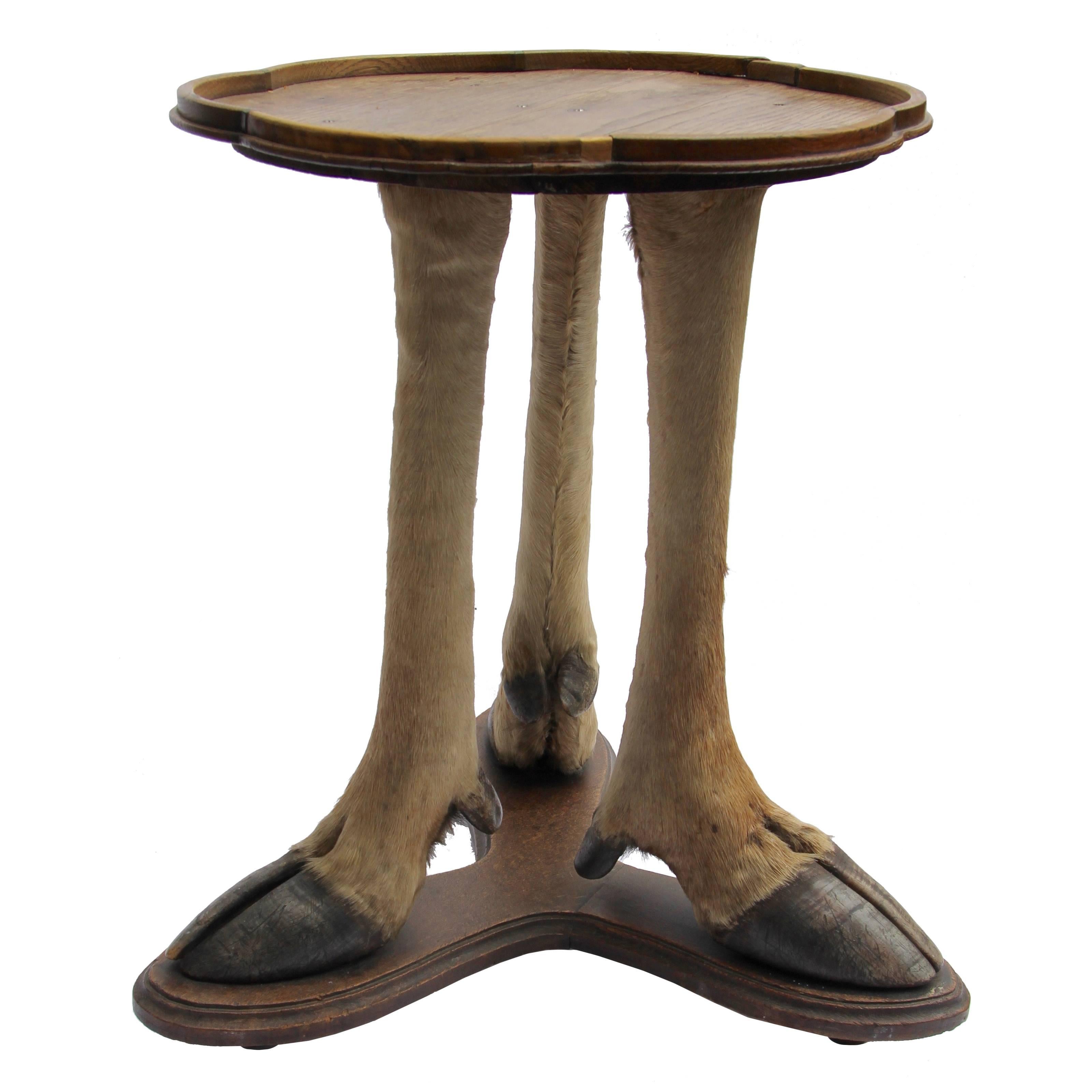 Deer Legs Side Table, Austria, circa 1900