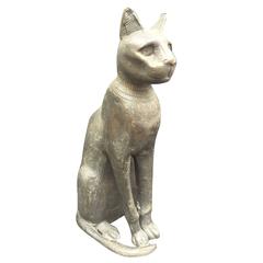 Big Antique Bronze CAT- finely cast Early 20th century 