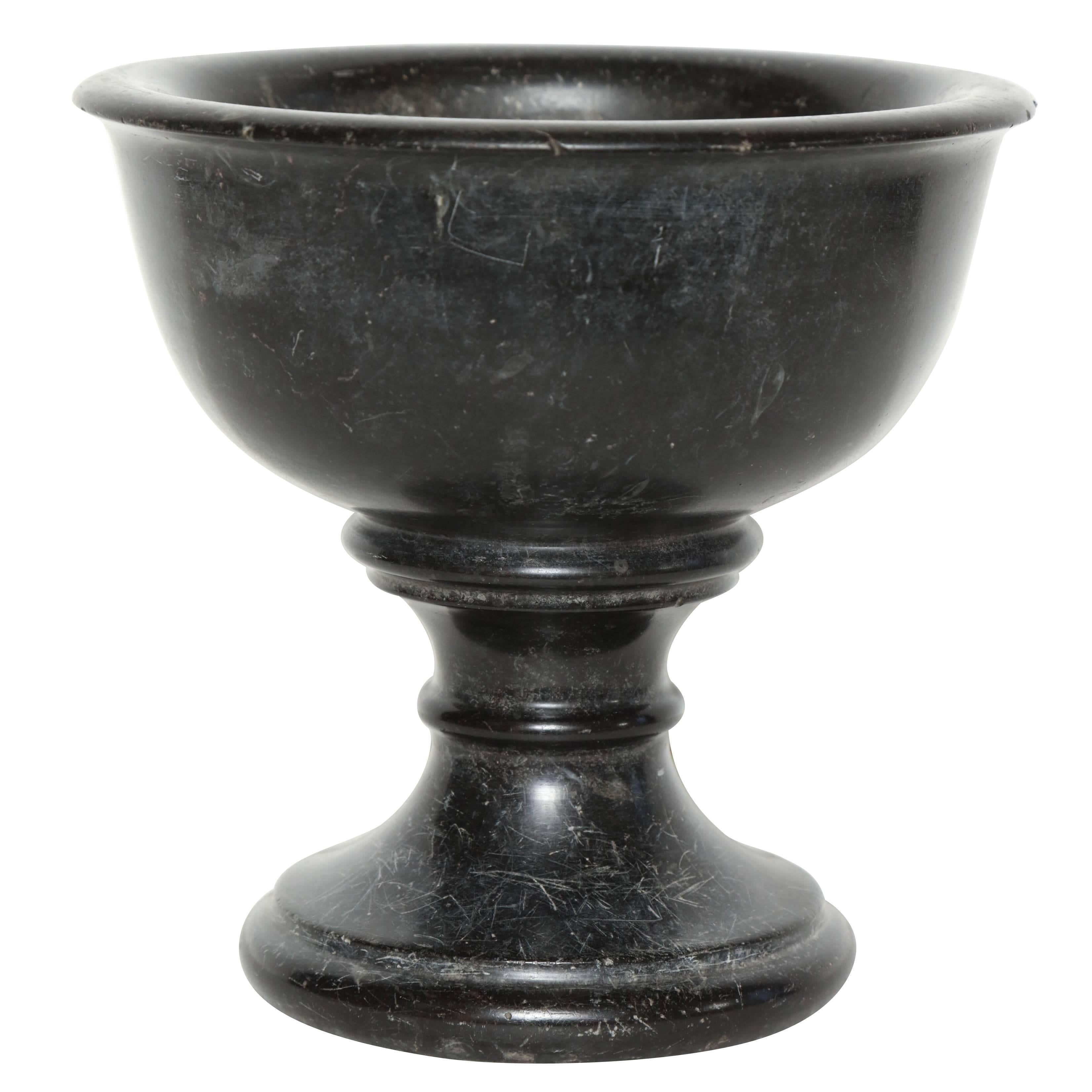 19th Century Continental Neoclassical Marble Bowl on Socle For Sale