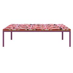 Richard Woods, "Outdoor Eating (MA)" Coffee Table, Painted Wood, 2016 12
