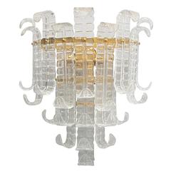 Italian Murano Felci Glass Sconces by Barovier e Toso 5