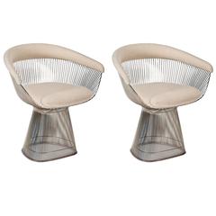 Platner Armchairs by Warren Platner for Knoll, Pair of Chairs