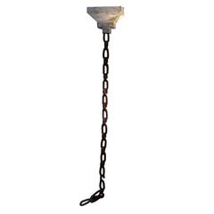 Antique 19th Century American Rain Chain with Downspout
