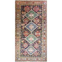 Antique Amazing Qashqai Long Carpet