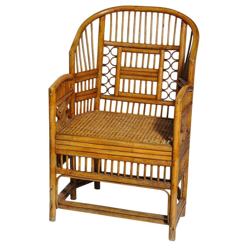 Philippine Pattern Rattan Philippine Rattan Chairs - 8 For Sale on 1stDibs