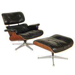 Fauteuil pivotant de Charles & Ray Eames pour ICF De Padova Vintage:: Italie