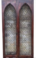 19th Century Two Beautiful Examples of Rare Gothic Revival Doors