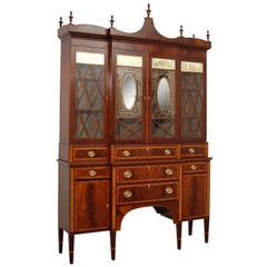 Federal Style Breakfront/Bookcase, New England, Circa:1910