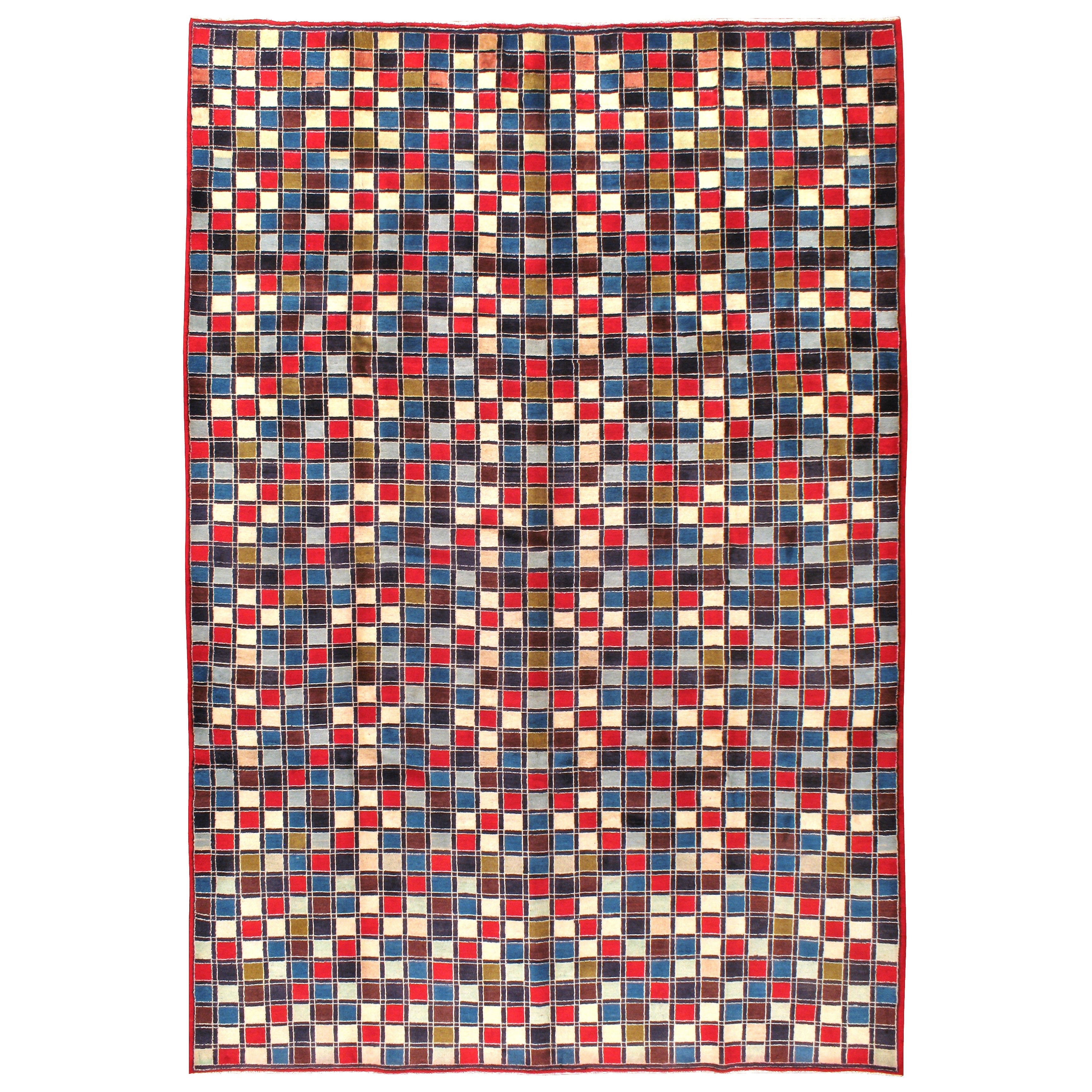 Vintage Persian Modernist Rug at 1stDibs