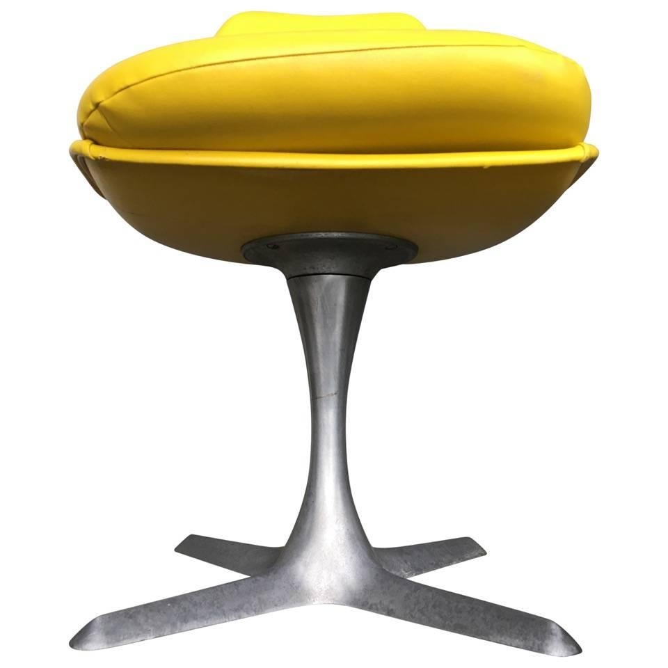 American Four Maurice Burke for Arkana Yellow Dining Chairs