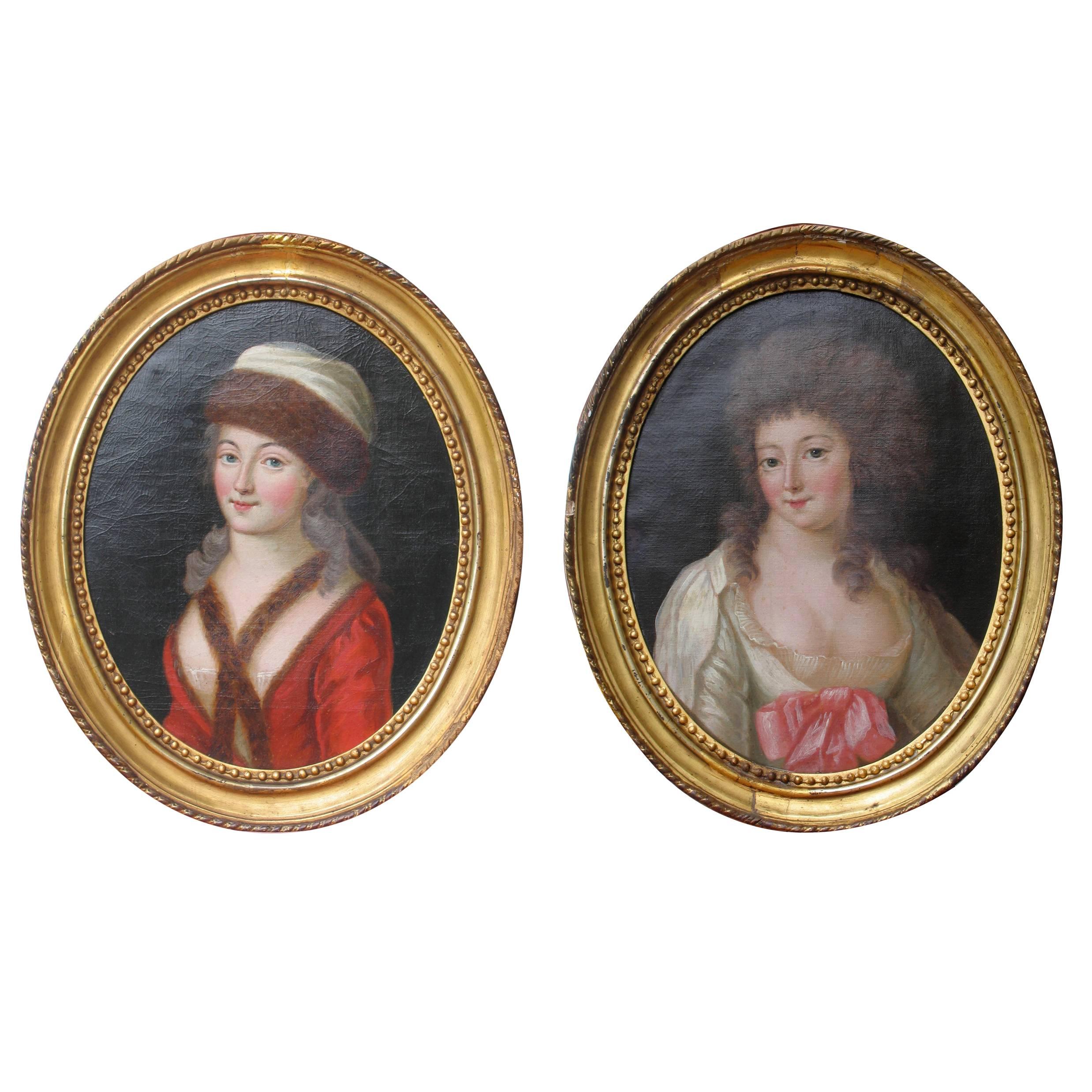 Pair of 18th Century Portraits