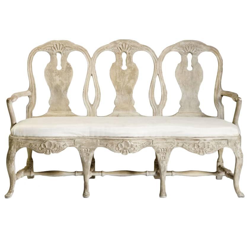 Swedish Rococo Bench