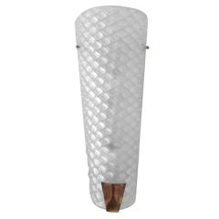 Italian Murano Frosted Graniglia Glass Sconces by Barovier e Toso 7