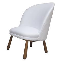 Clam Chair Attributed to Philip Arctander, Denmark, circa 1940 2
