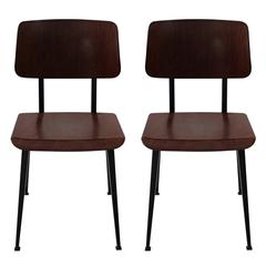 Two  Galvanitas Mid-Century Plywood Chairs