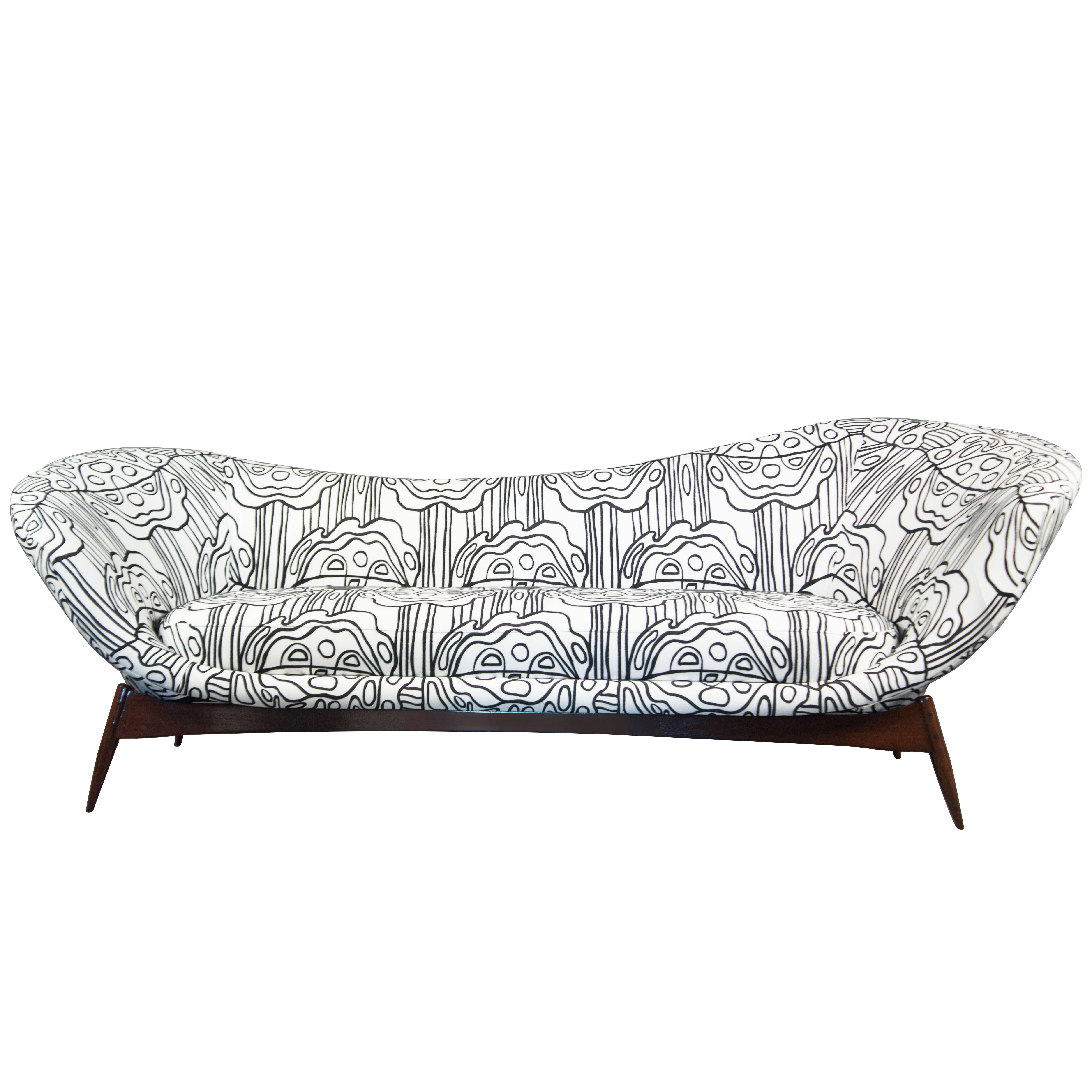 Sofa, Italy, 1950s